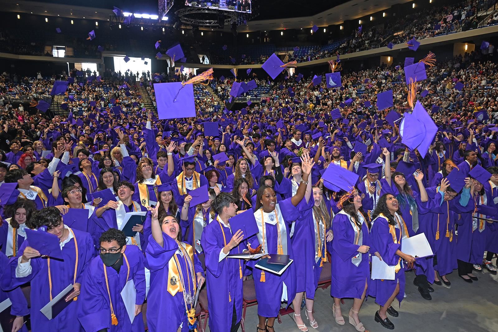 More than 8,900 Class of 2023 CFISD graduates earn diplomas.